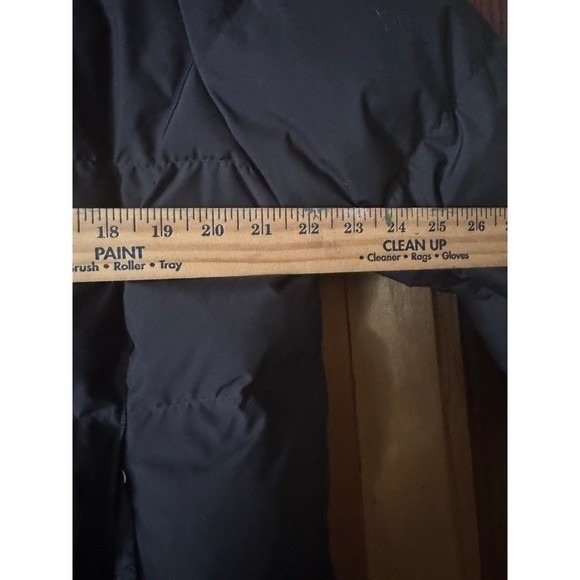 L.L.Bean DownTek Puffer Coat Women's XL Petite Faux Fur Hooded Winter Down - Picture 9 of 9